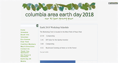Desktop Screenshot of columbiaearthday.org